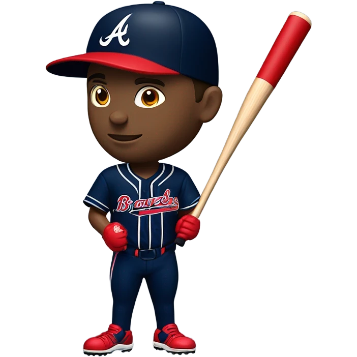 Atlanta Braves baseball emoji