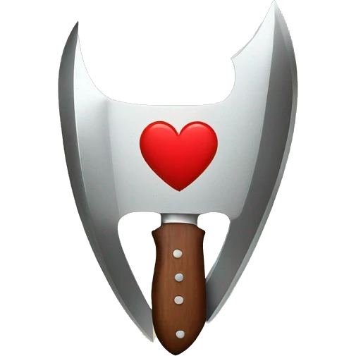 Knife in a heart  emoji