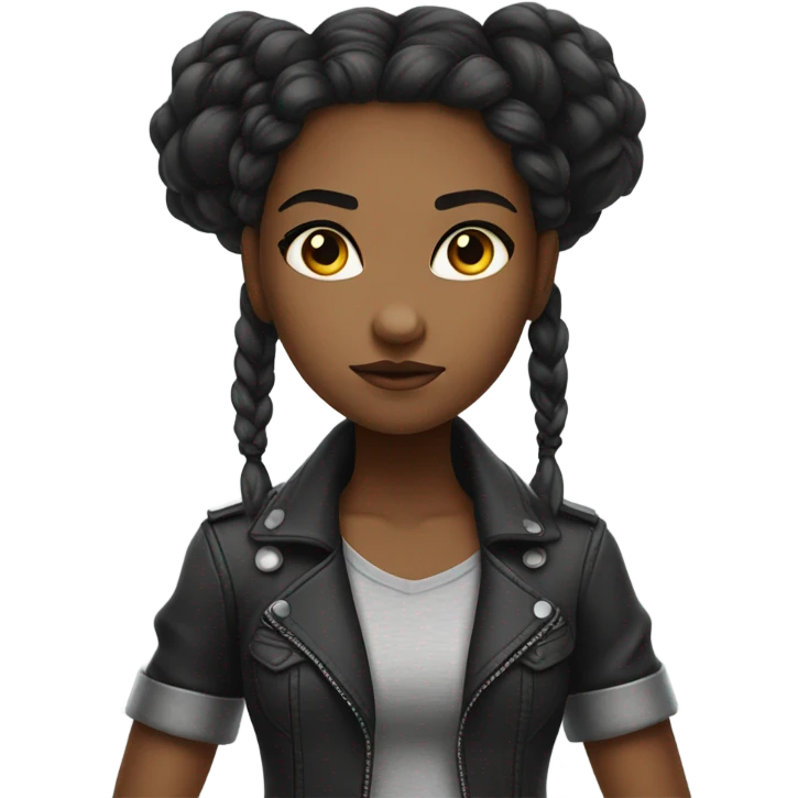 Girl being badass emoji