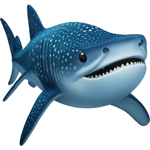 Whale shark emoji