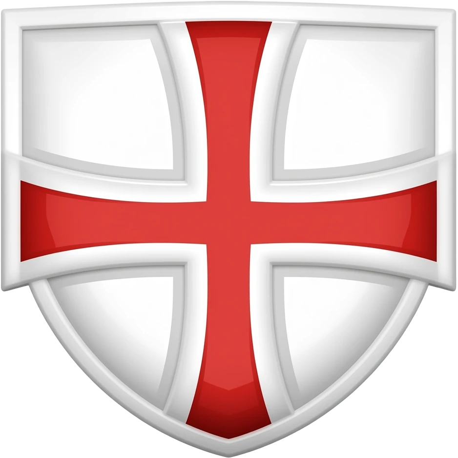 White templar cross emoji
