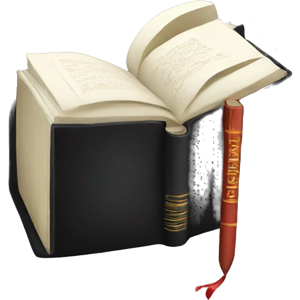 Black book emoji