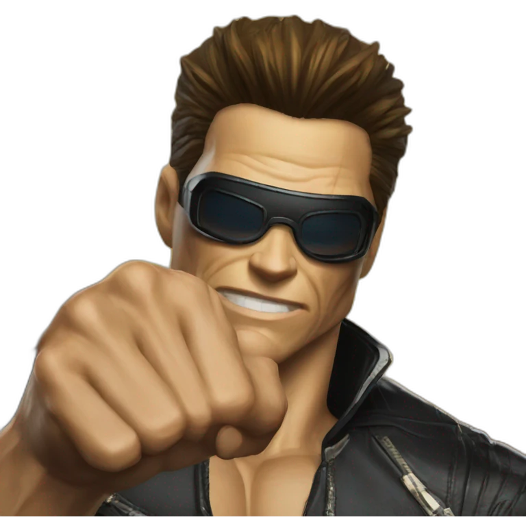 Johnny Cage middle finger emoji