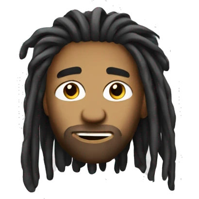 nonchalant dreadhead emoji emoji