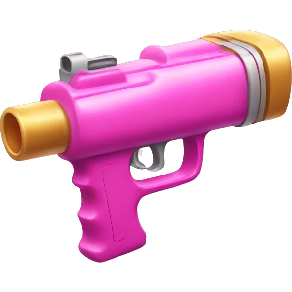 pink Bubble gun emoji