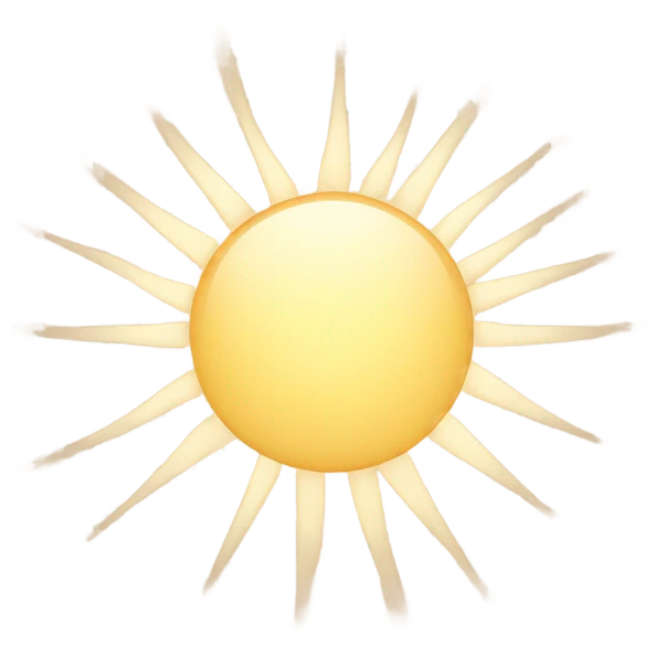 beige ☀️ sun emoji