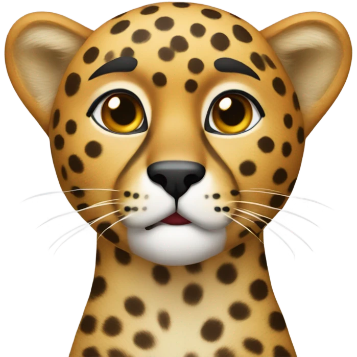 Cherry cheetah emoji