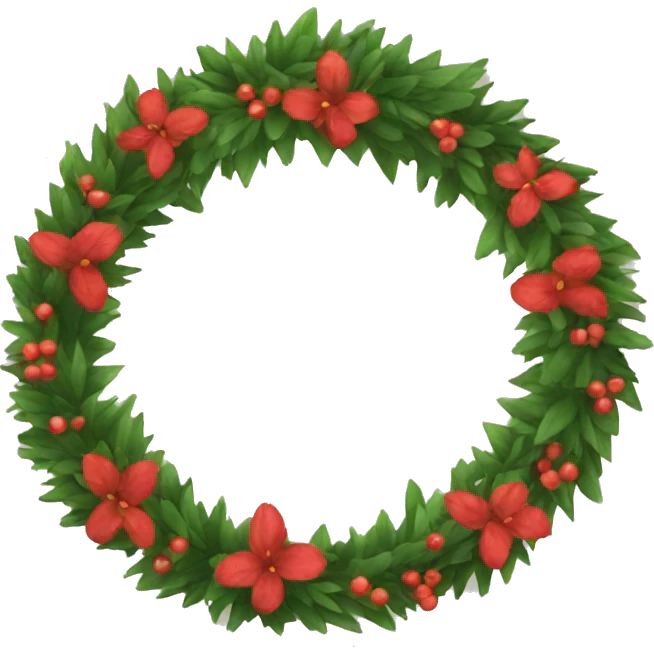 wreath emoji