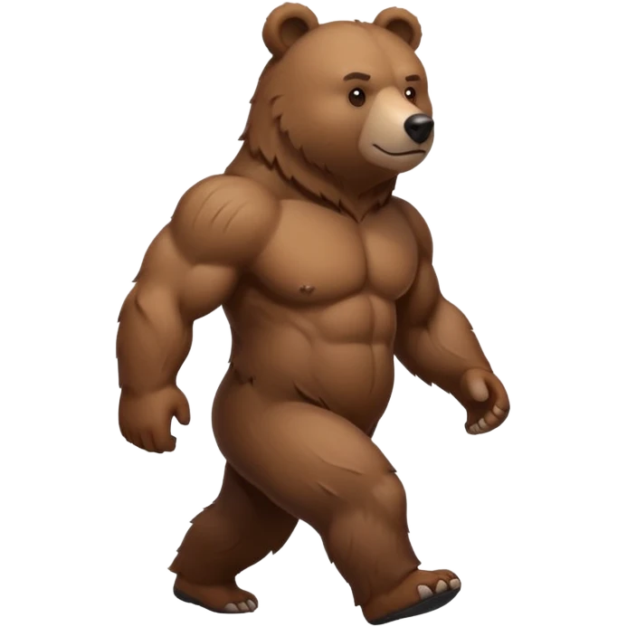 bear walking emoji