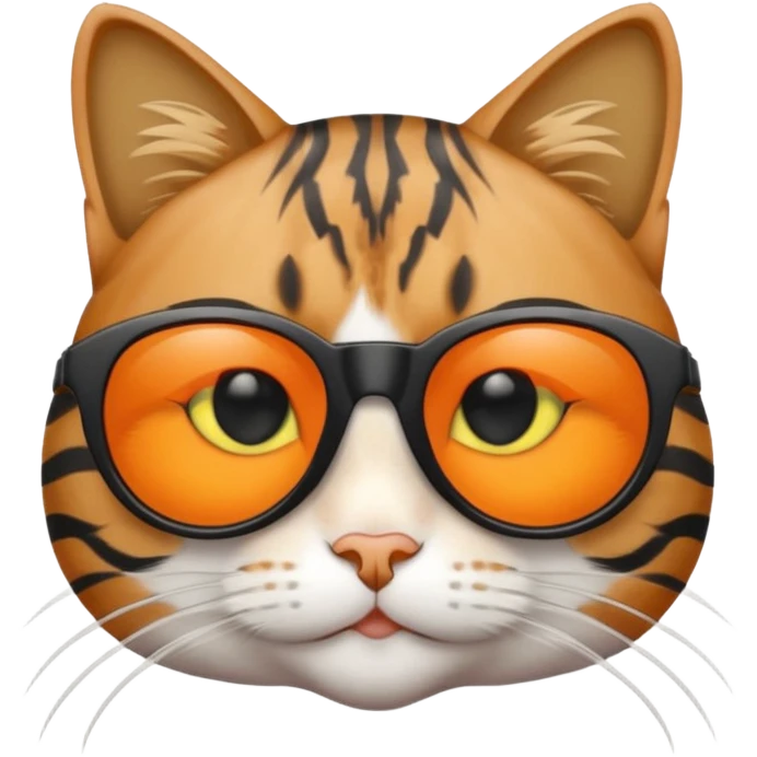 Cat wearing sunglasses emoji