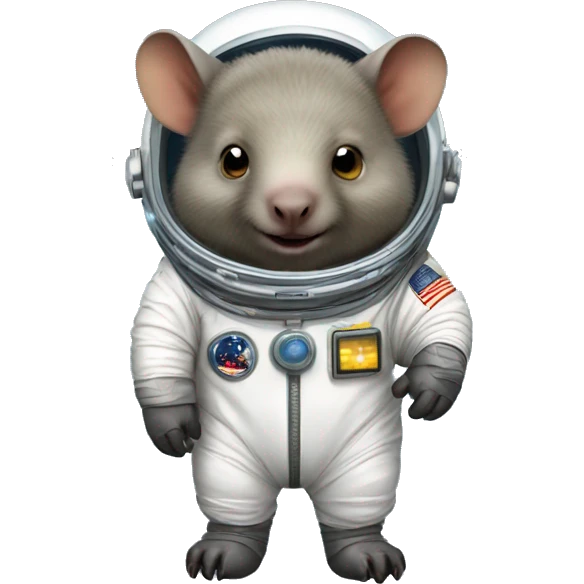 wombat in spacesuit emoji