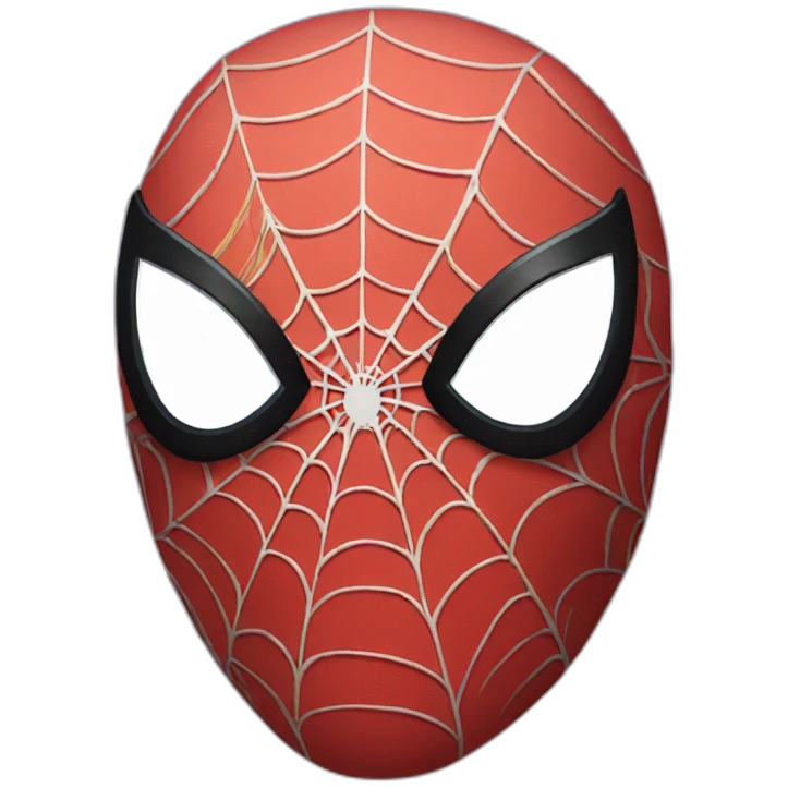 Spider-man mask emoji