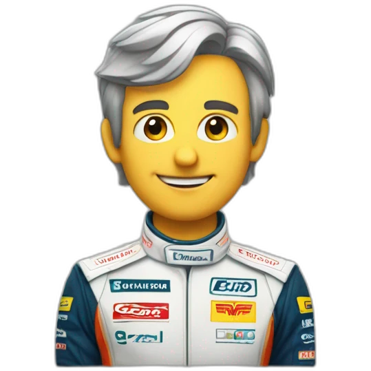 Eistein en formula1 emoji