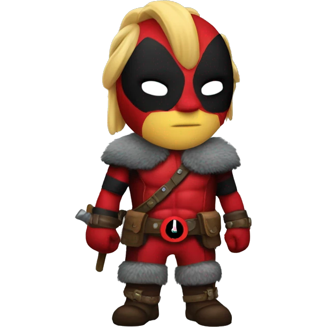 Deadpool Viking costume emoji