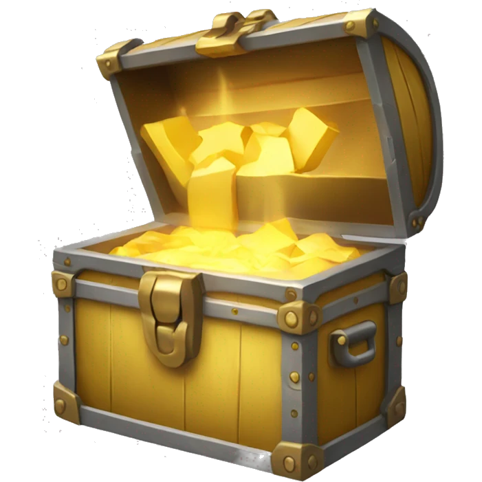 Radiating Golden chest  emoji