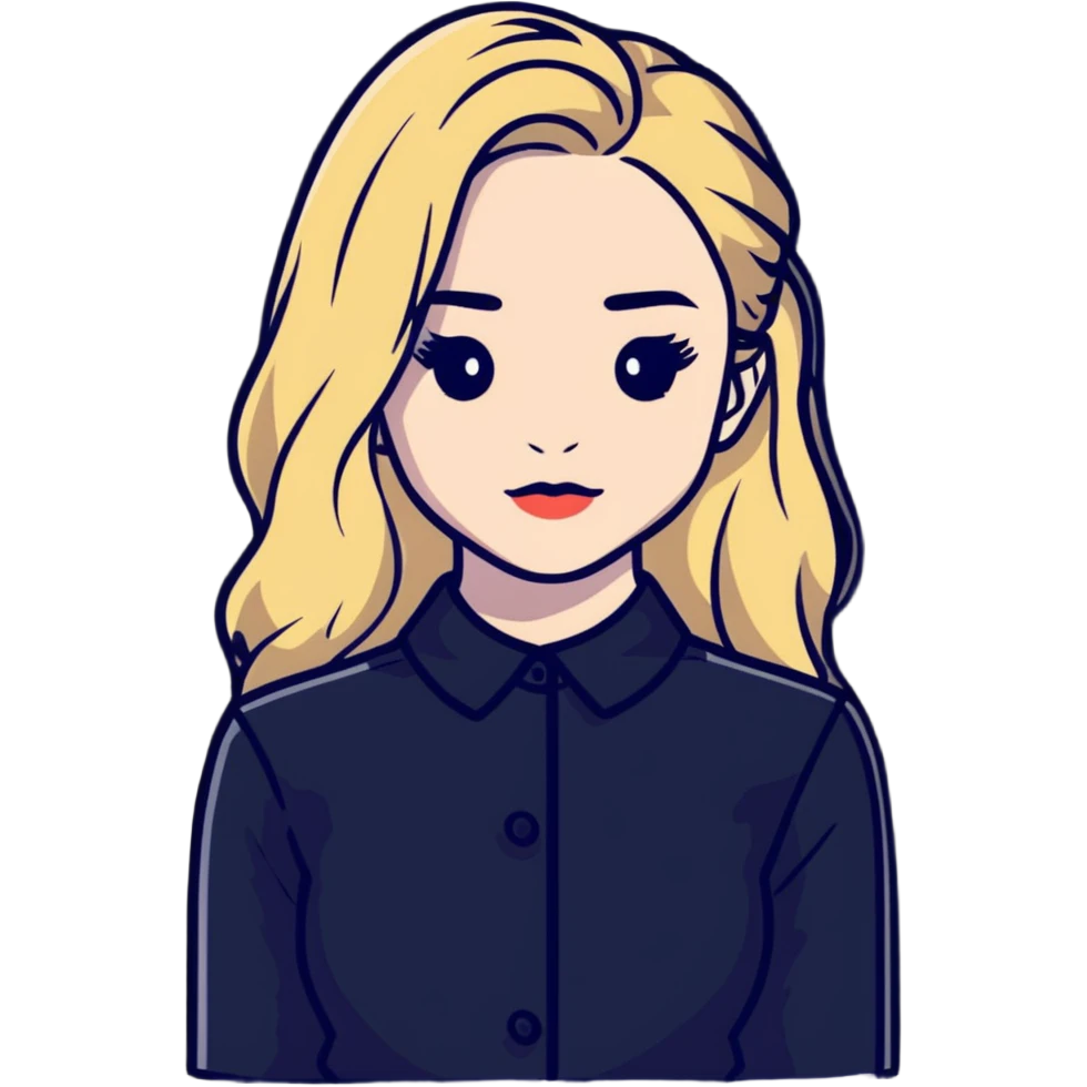 Sabrina Carpenter blonde pop star in a stylish outfit emoji