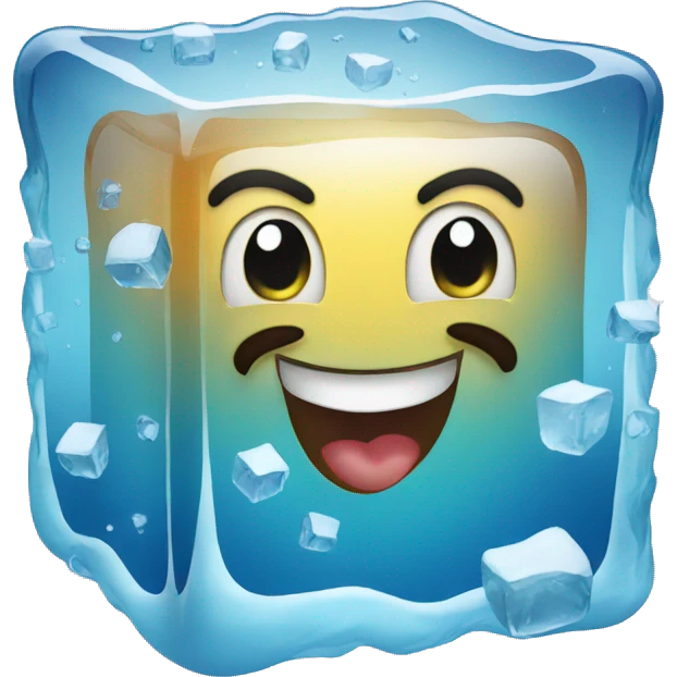 ice cube happy emoji