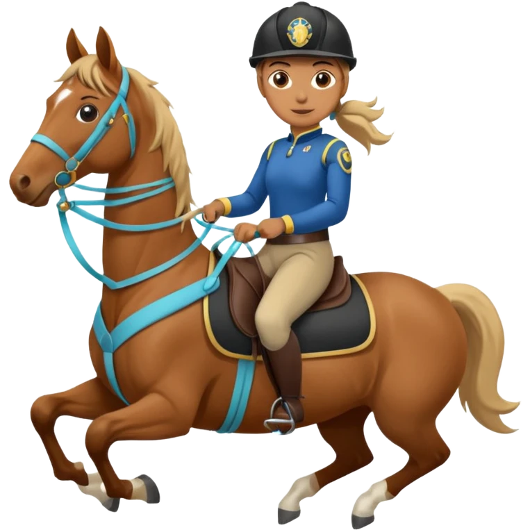 Bandas elásticas de apoyo hipica caballo paralimpicos emoji