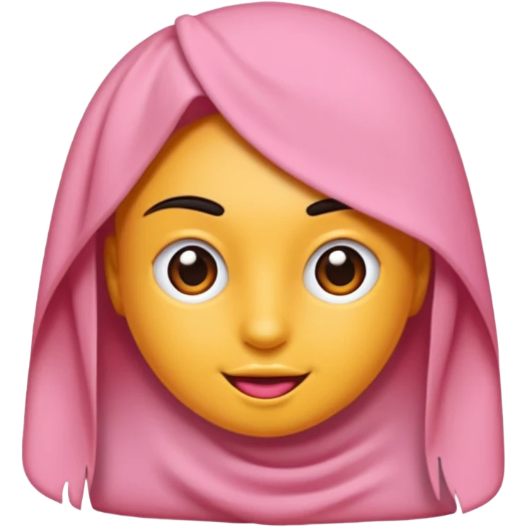 Yuvarlak ince pempe çizgili şeker emoji