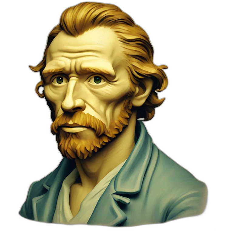 van gogh  che dipinge emoji