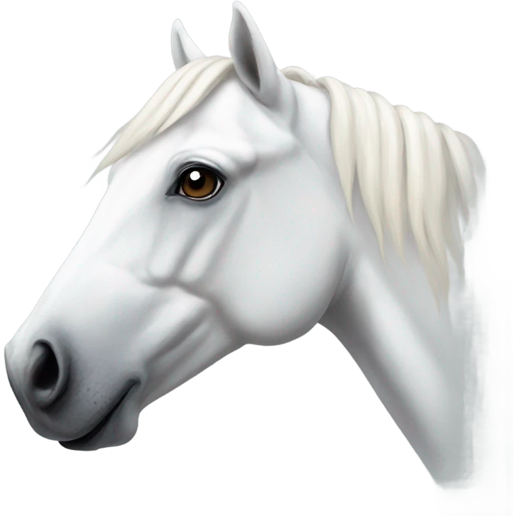 white horse  emoji