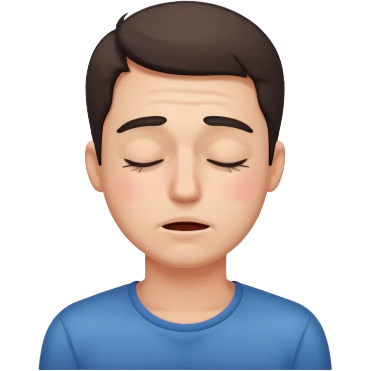 normal blushing emoji man closing eyes in embarrassment emoji