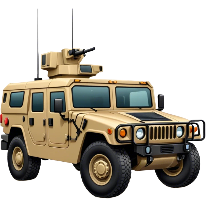 Humvee (HMMWV) (sand colour) emoji