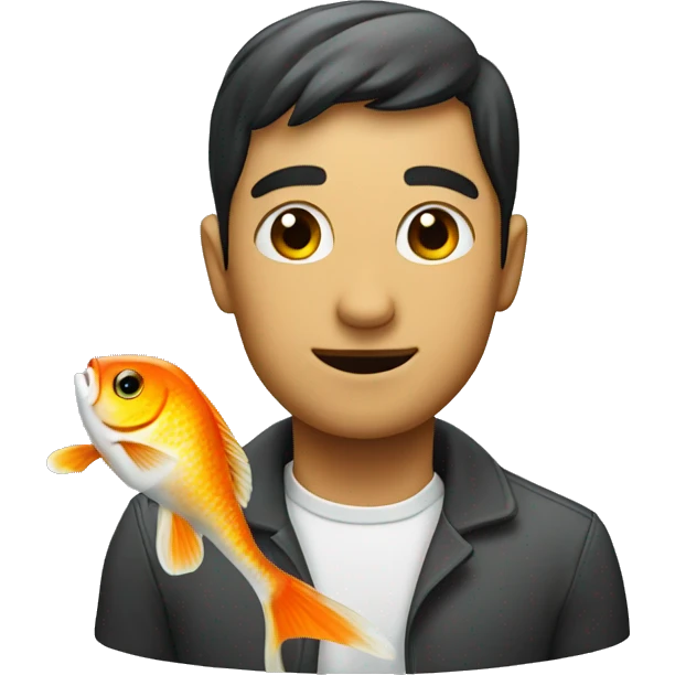 a customer with the memory of a goldfish emoji