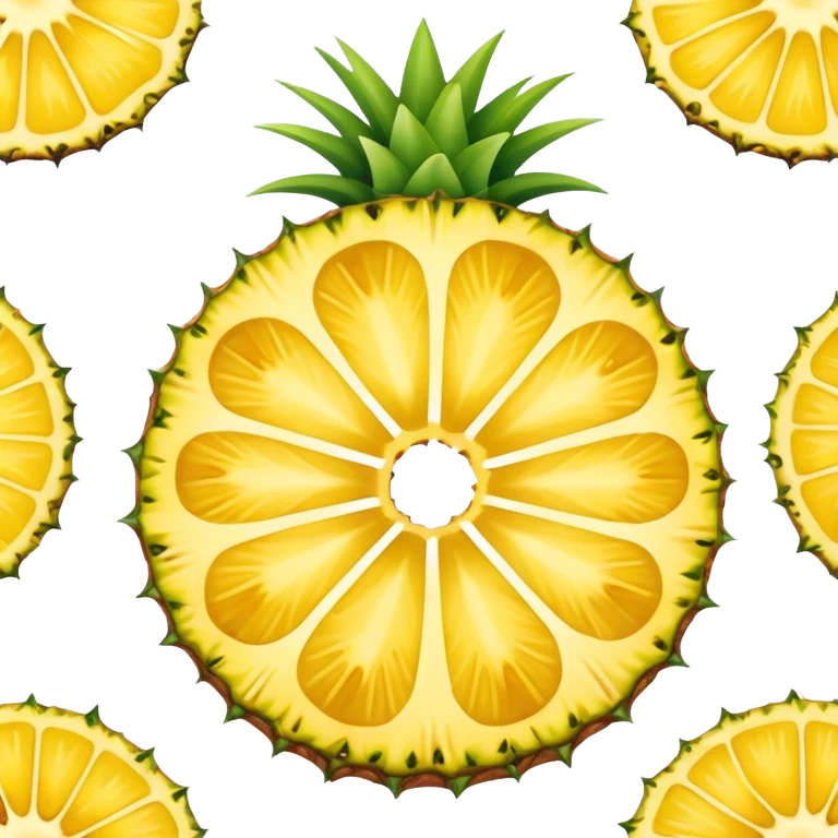 Pineapple slice emoji