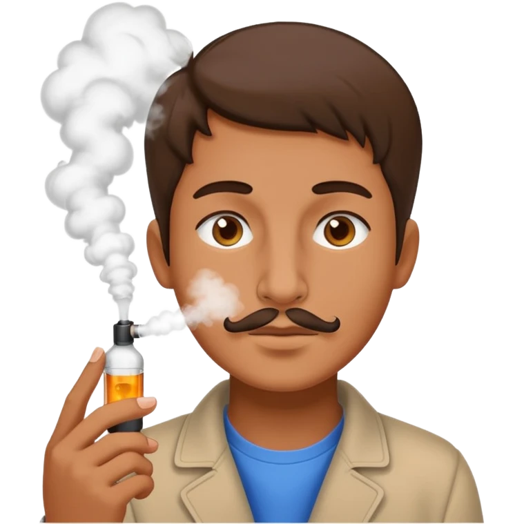 face with steam from nose vape emoji