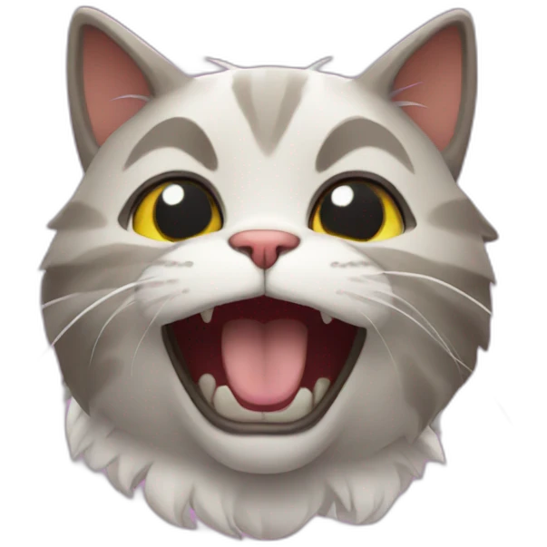 raving cat emoji