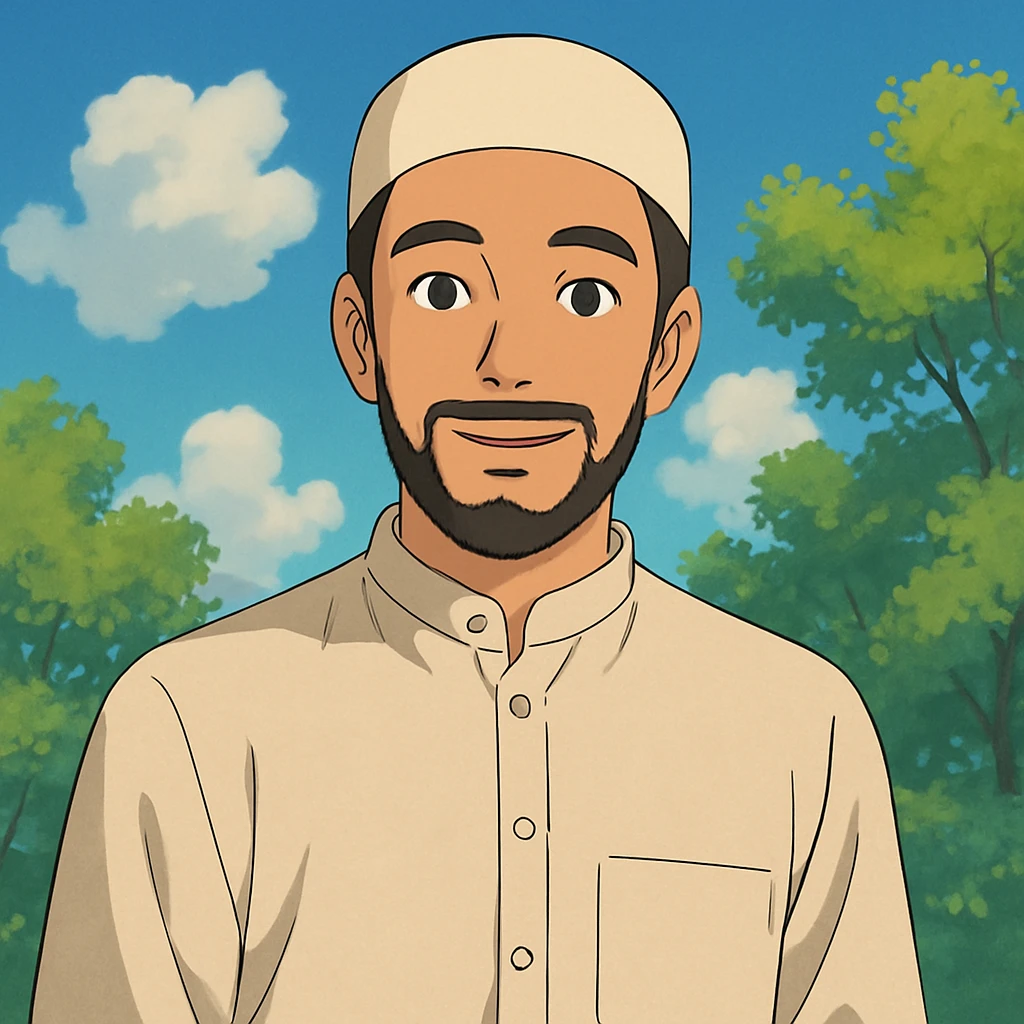 Social media picture muslim man emoji