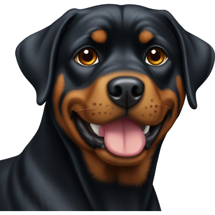 Rottweiler dog emoji