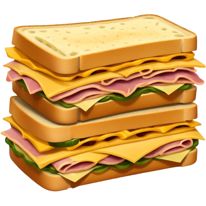 cuban sandwich cut in half emoji