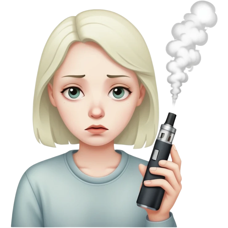 sad vape emoji