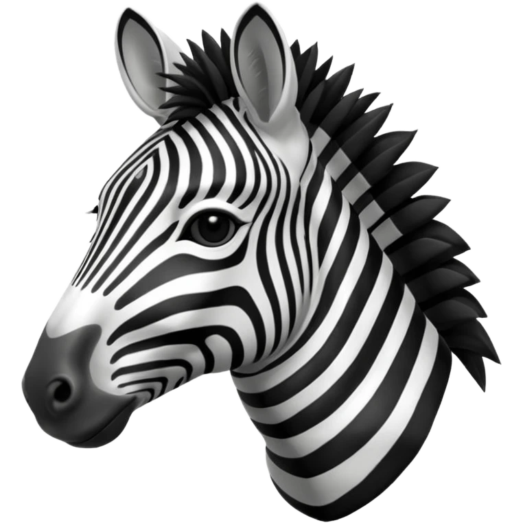 zebra face emoji