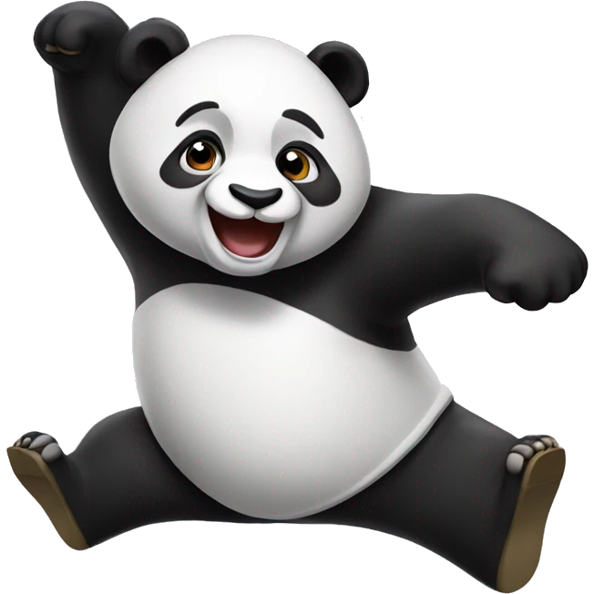 Dancing panda emoji