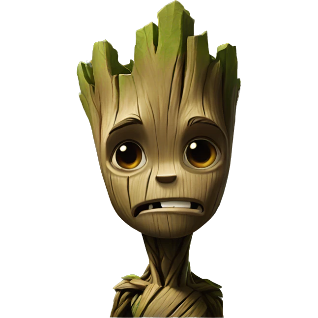 groot disgust emoji