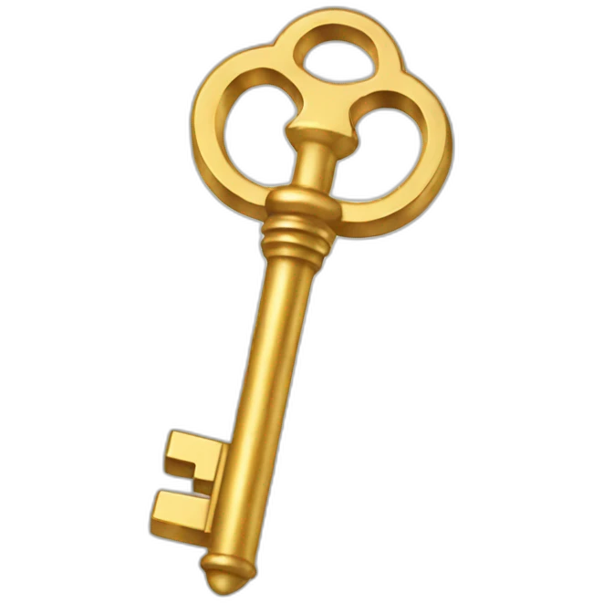 golden key emoji