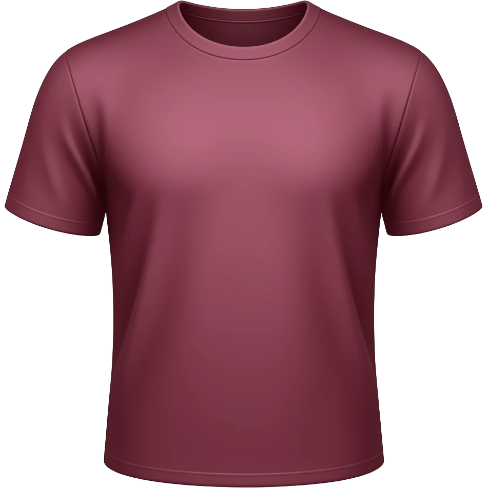 Make it maroon color t shirt emoji