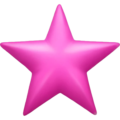 pink star emoji