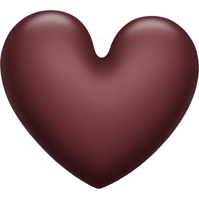 maroon heart emoji