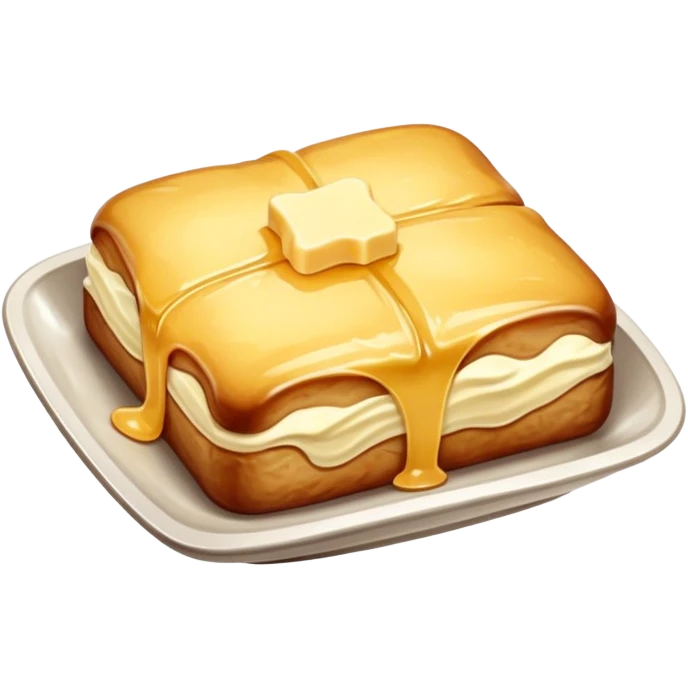 date with butter and salt on top emoji
