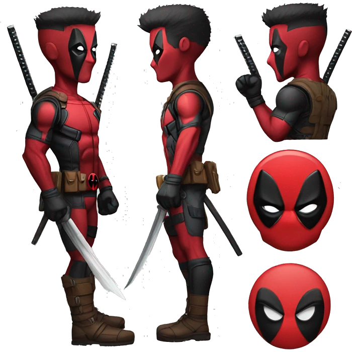 Deadpool wolverine emoji