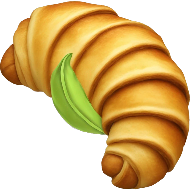 Croissant pistachio emoji