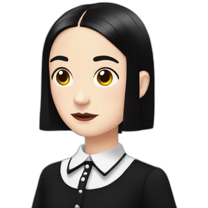 wednesday addams emoji