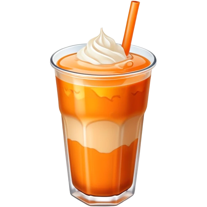 Thai tea emoji