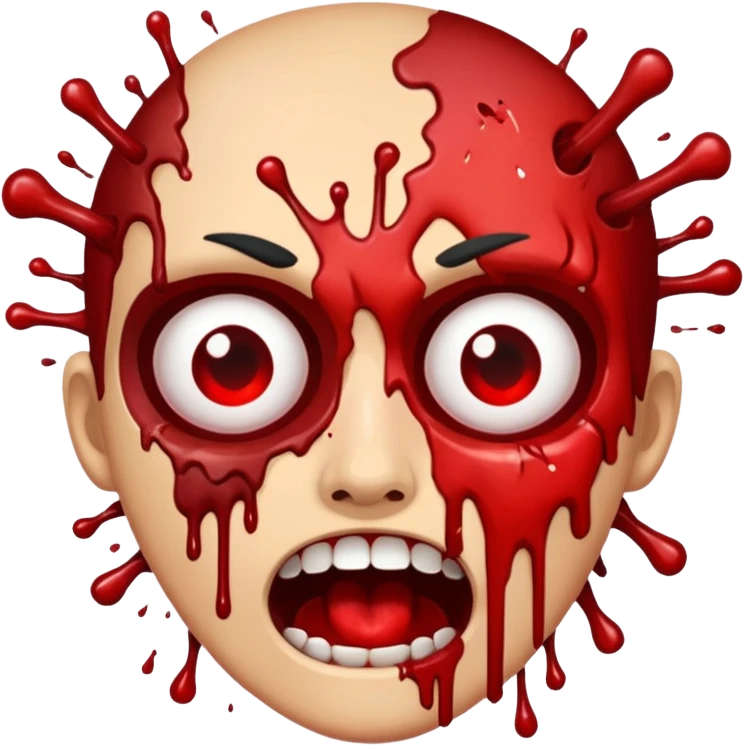 Una cara explotada emoji