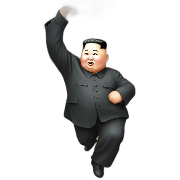 Kim Jong Un qui fait un pouce en l’air  emoji