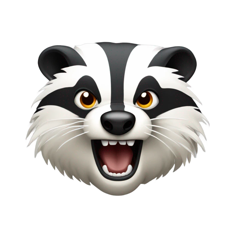 badger mad emoji